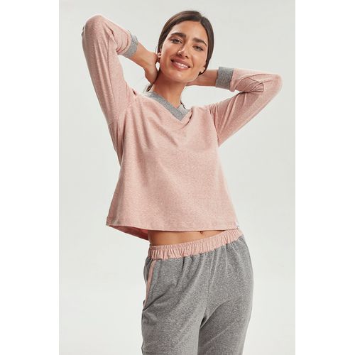 Pijama de tela snow combinado