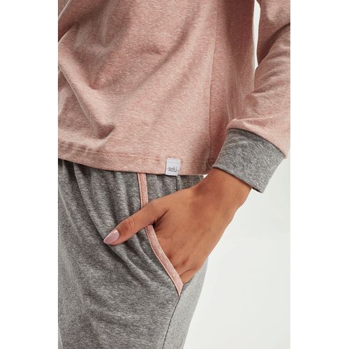 Pijama de tela snow combinado
