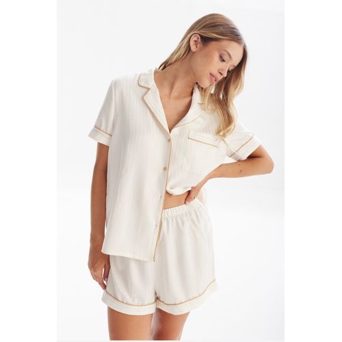 Pijama camisero corto Aurora